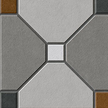 The 5208 tile face, close up