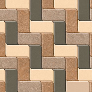 The 5307 tile face, close up