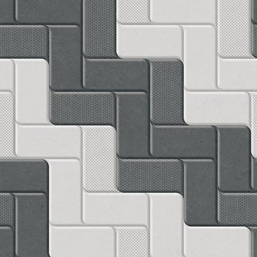 The 5308 tile face, close up