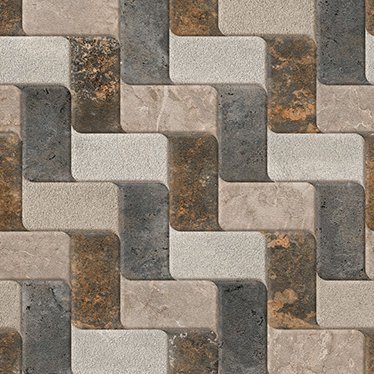 The 5314 tile face, close up
