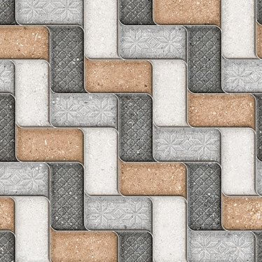 The 5324 tile face, close up