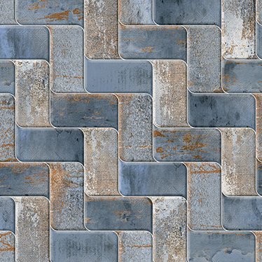 The 5326 tile face, close up