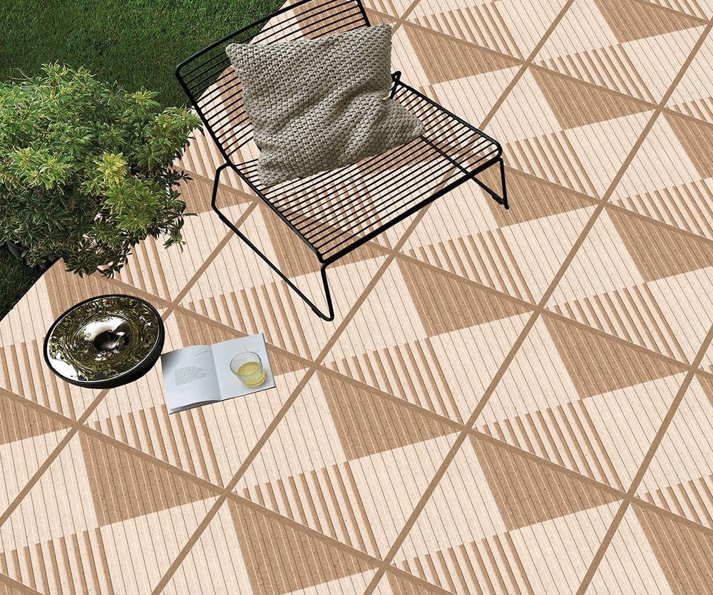Etara design 5401 laid as a floor — Terra Linea