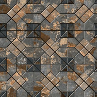 The 5603 tile face, close up