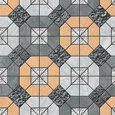 The 5607 tile face, close up