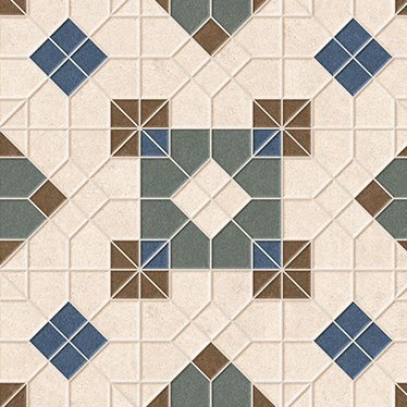 The 5610 tile face, close up