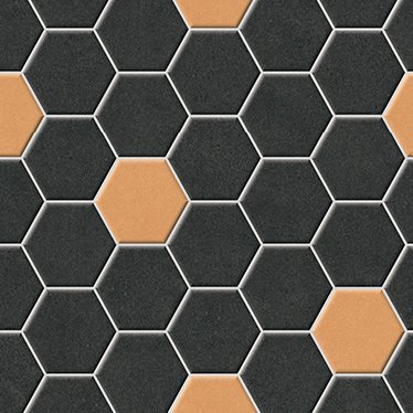 The 5703 tile face, close up