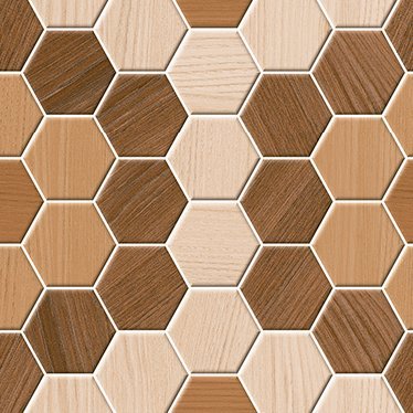 The 5707 tile face, close up