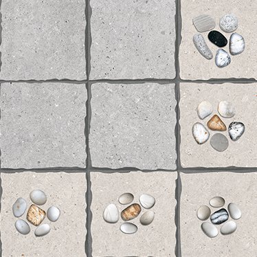 The 5905 tile face, close up