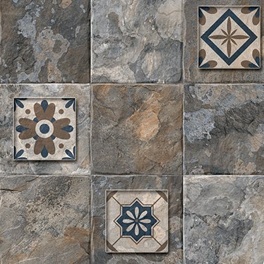 The 5906 tile face, close up
