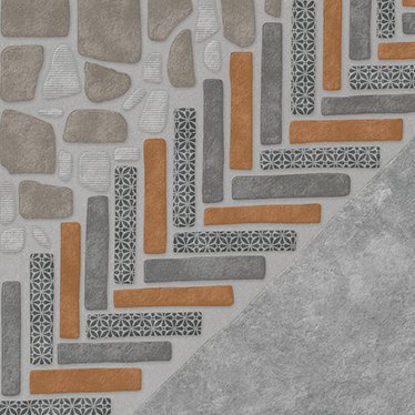 The 6102 tile face, close up