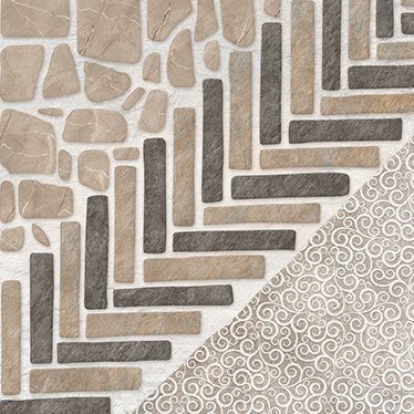The 6105 tile face, close up