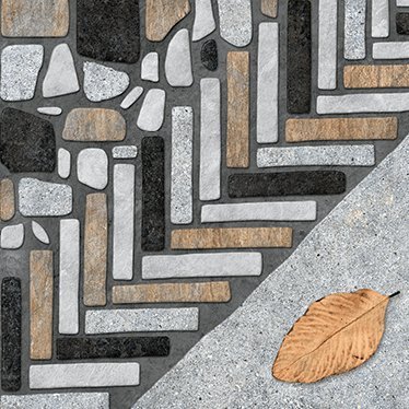 The 6106 tile face, close up