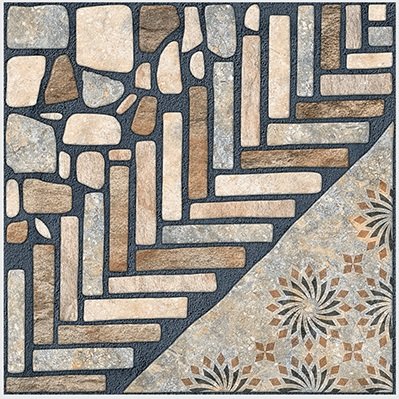 The 6107 tile face, close up