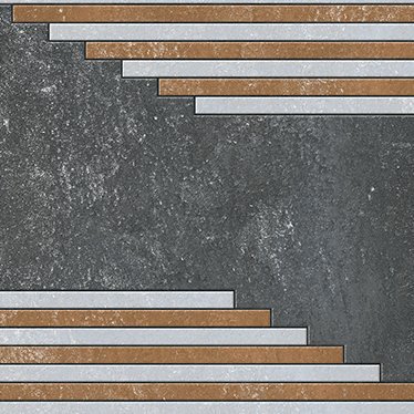 The 6205 tile face, close up