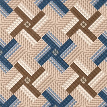 The 6406 tile face, close up