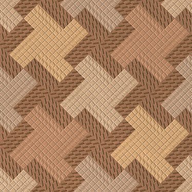 The 6407 tile face, close up
