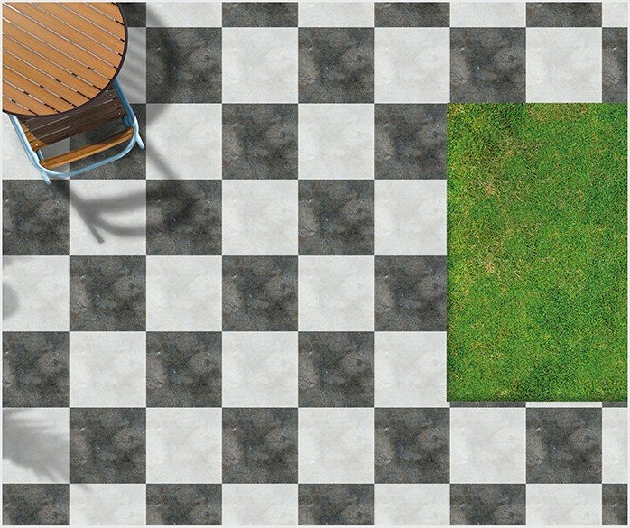 Etara design 1005-DK laid as a floor