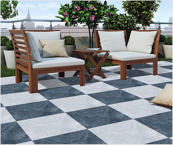 Etara design 1008-LT laid as a floor