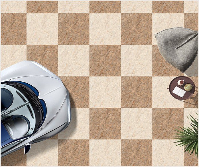 Etara design 1010-LT laid as a floor