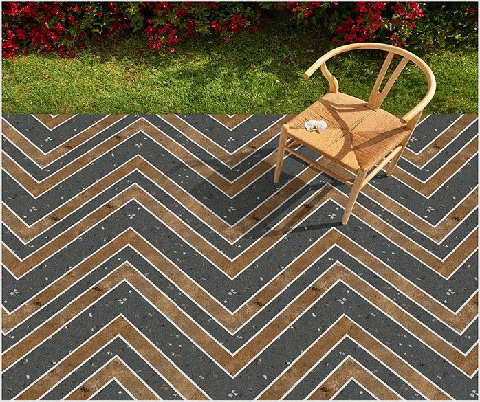Etara design 1014 laid as a floor