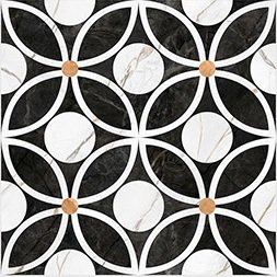 The 1017 tile face, close up