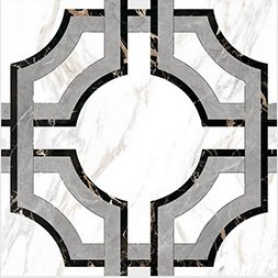 The 1018 tile face, close up