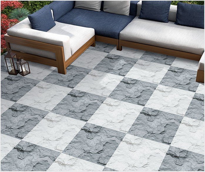 Etara design 1027-DK laid as a floor