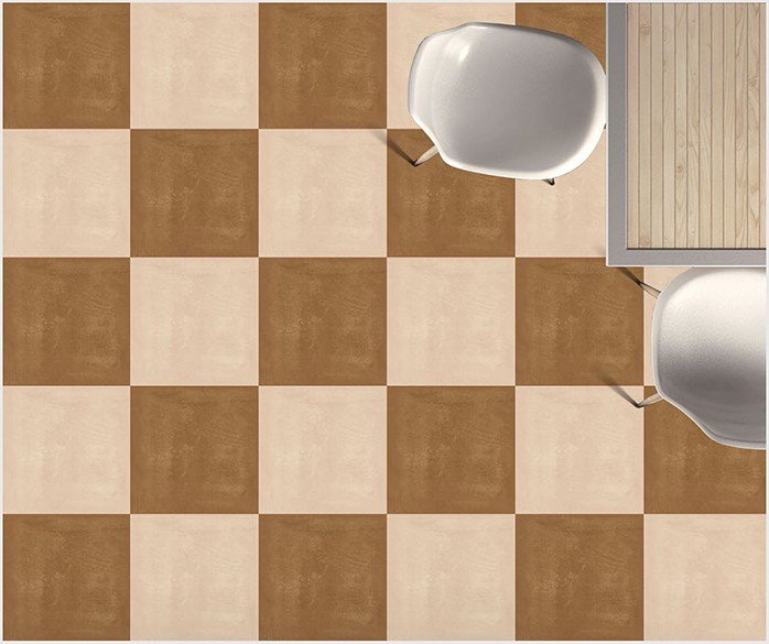 Etara design 1032-DK laid as a floor