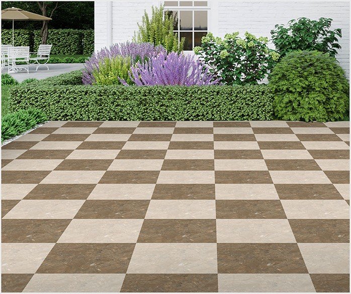 Etara design 1039-LT laid as a floor