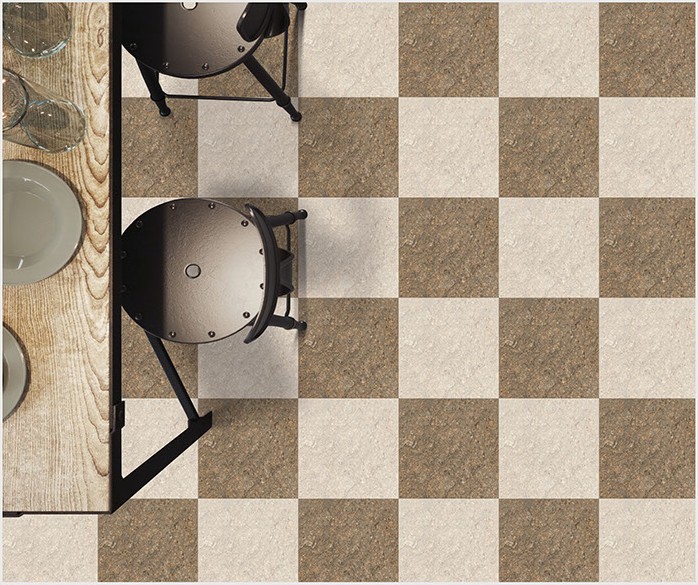 Etara design 1044-LT laid as a floor