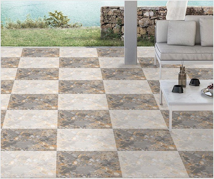 Etara design 1046-DK laid as a floor