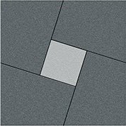 The 1053-DK tile face, close up